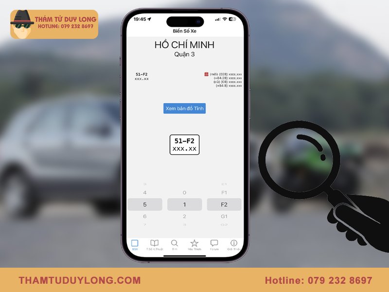 Dịch vụ truy tìm biển số xe