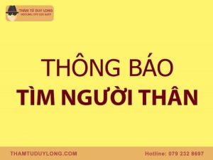 Cách đăng bài tìm người thân