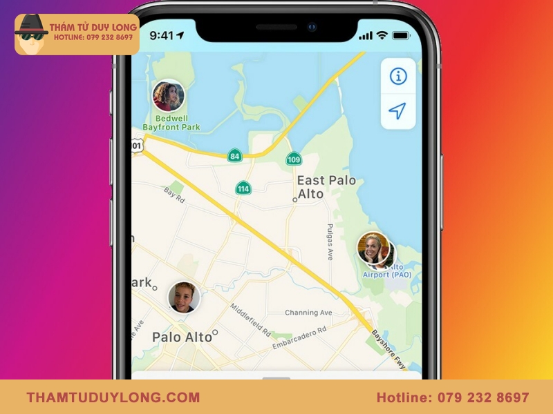 Định vị tìm người thân