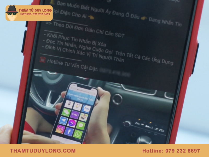 Phần mềm theo dõi điện thoại vợ ngoại tình