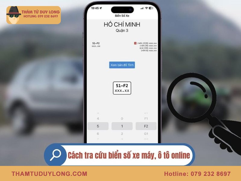 Cách truy tìm biển số xe máy