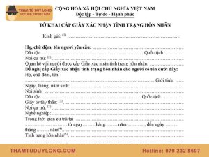 Thủ tục đăng ký xác nhận độc thân online